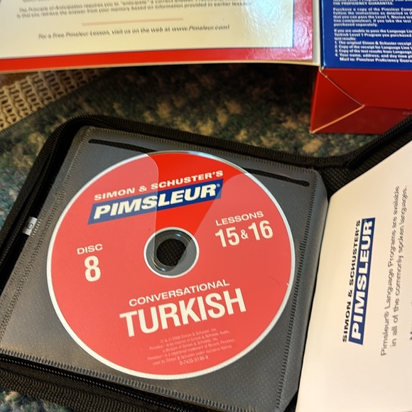Pimsleur Turkish Conversational Course - Level 1 Lessons 1-16 CD - Picture 5 of 5